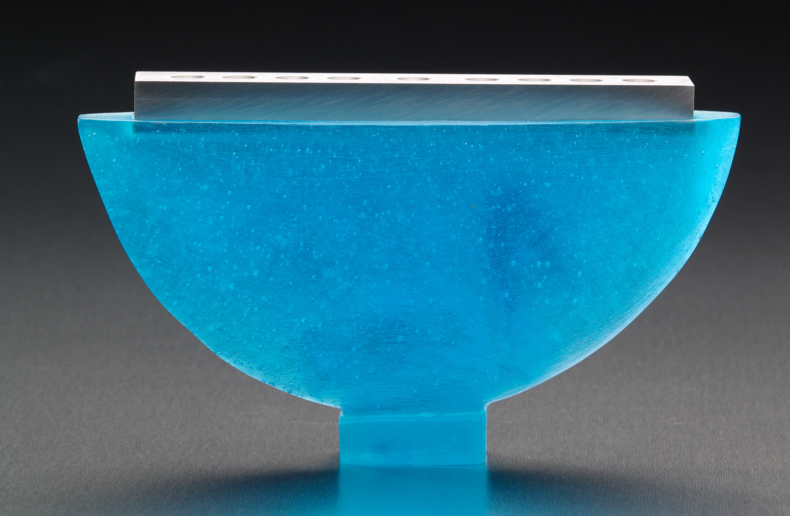 Ede Horton Glass Chunnukiah ceremominal glass