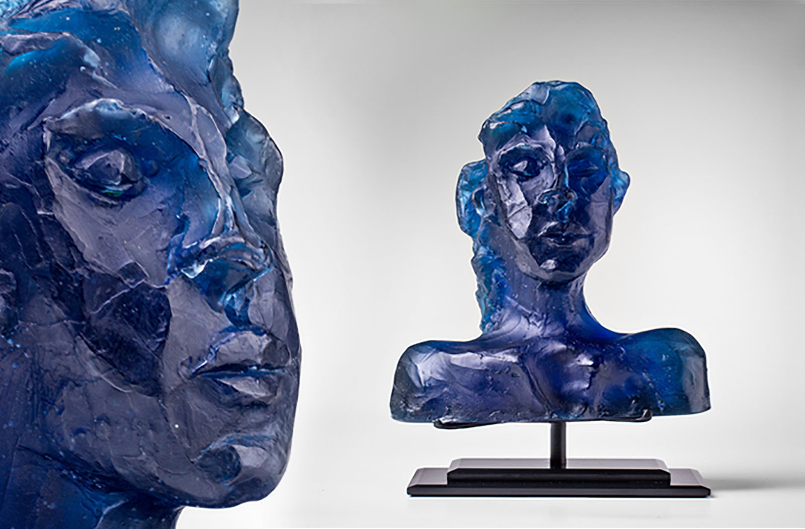 Ede Horton glass scuplture portrait 4
