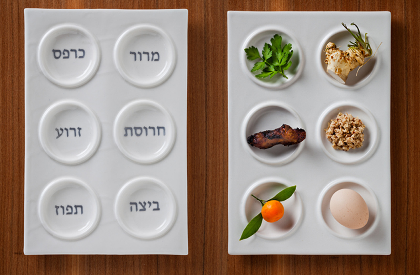 Ede Horton Glass passover plates and cups