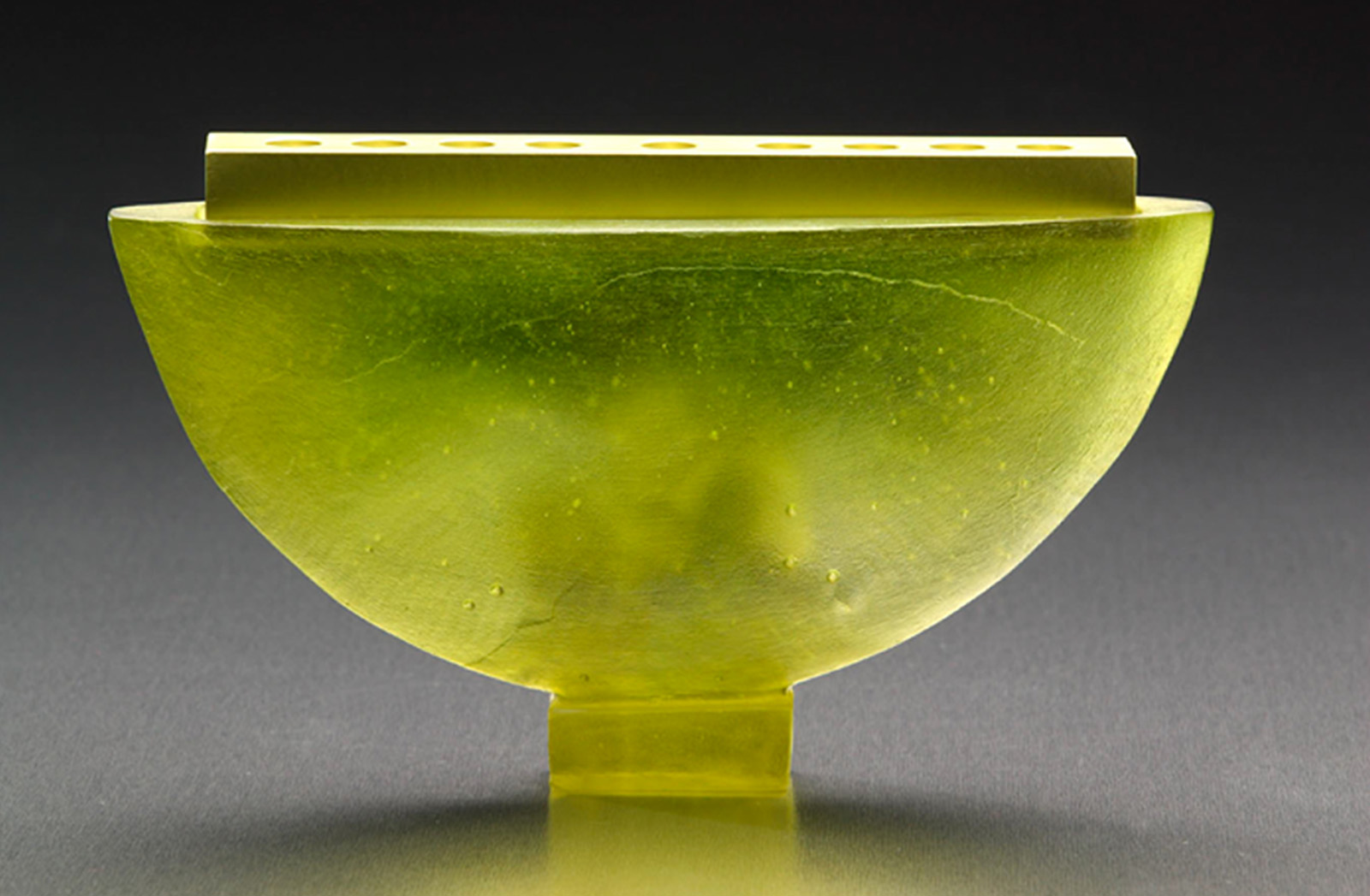 Ede Horton Glass Chunnukiah ceremominal glass