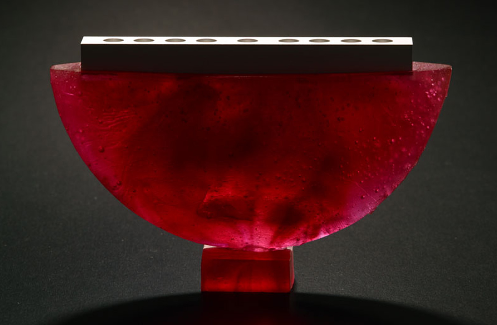 Ede Horton Glass Chunnukiah ceremominal glass